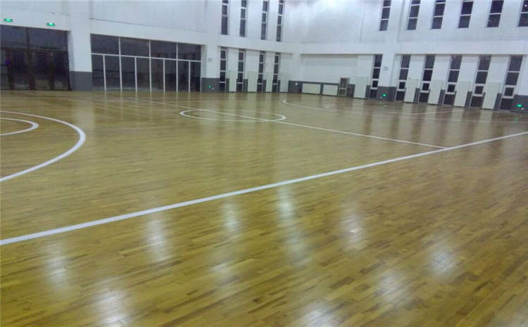松木實木運動地板結構