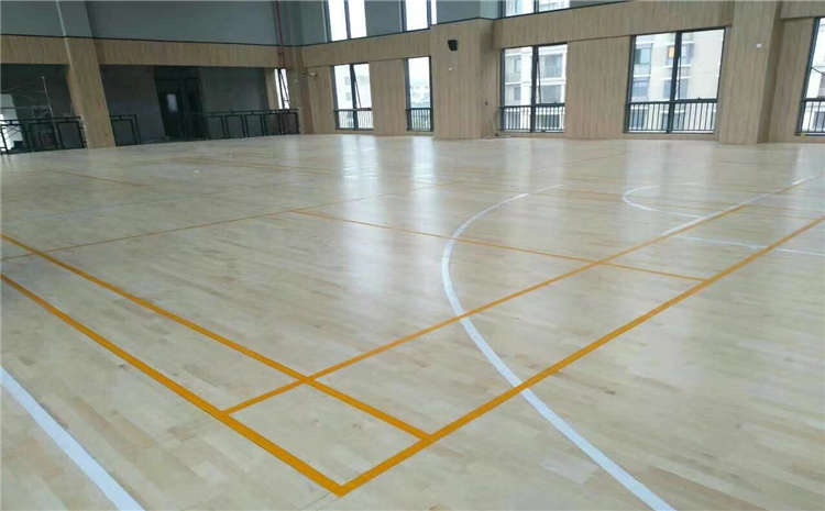 2厚楓木籃球場木地板就是這么專業